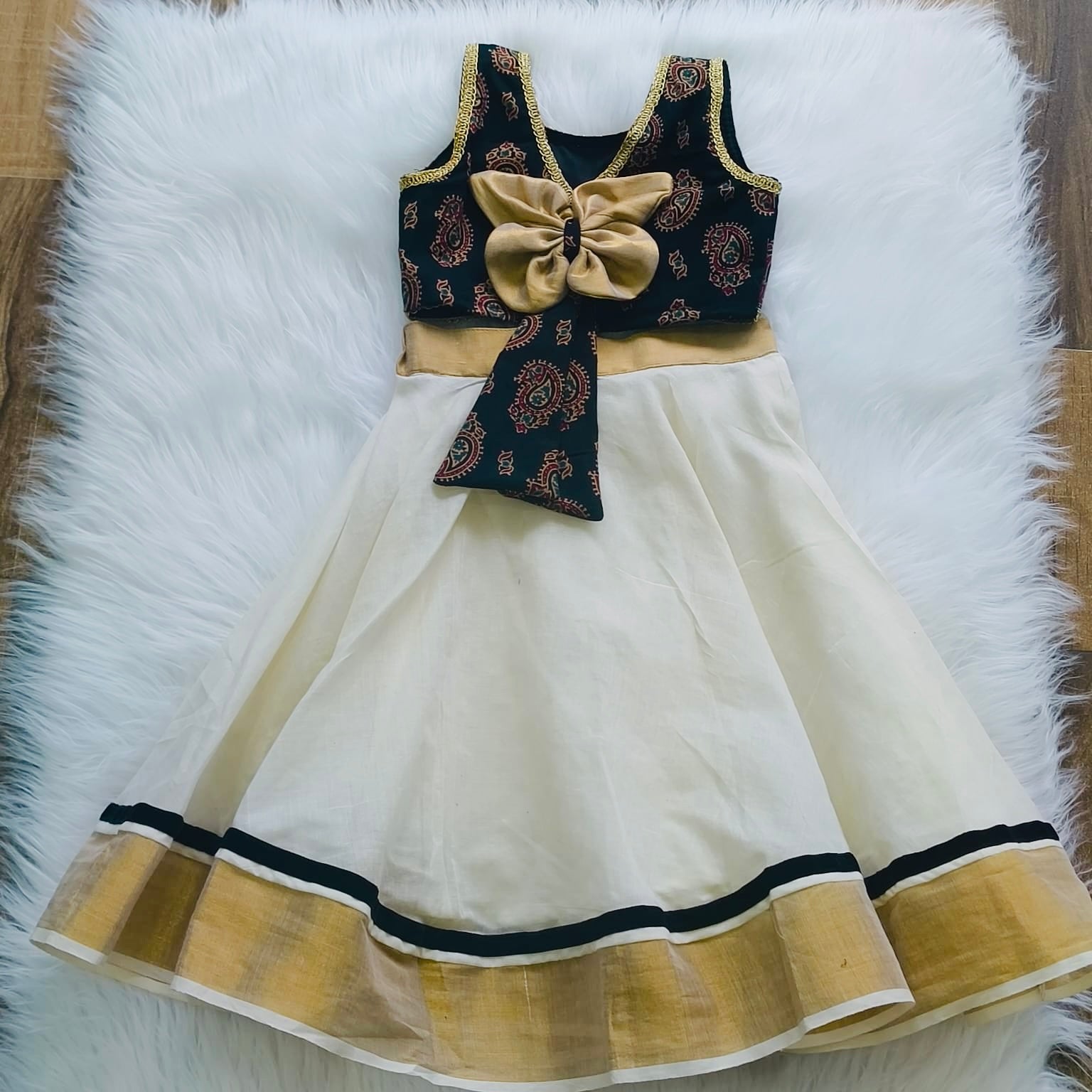 Ethnic Cotton Skirt set